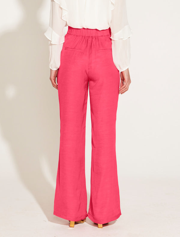 Fate + Becker One and Only Wide Leg Pant | Hot Pink
