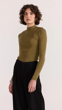 Staple the Label | Renee Rib Knit Top