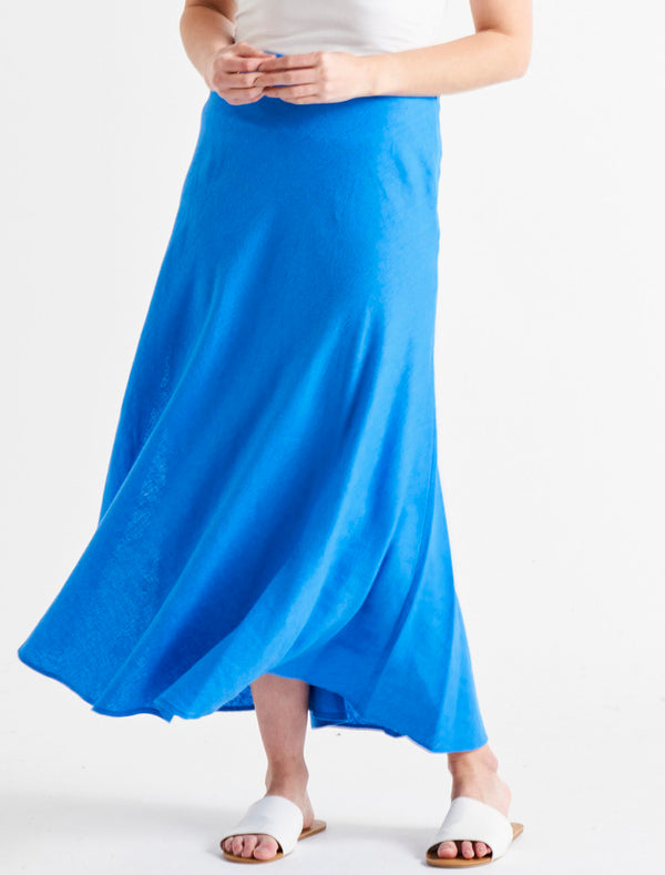 Betty Basics Saffron Skirt | Electric Blue