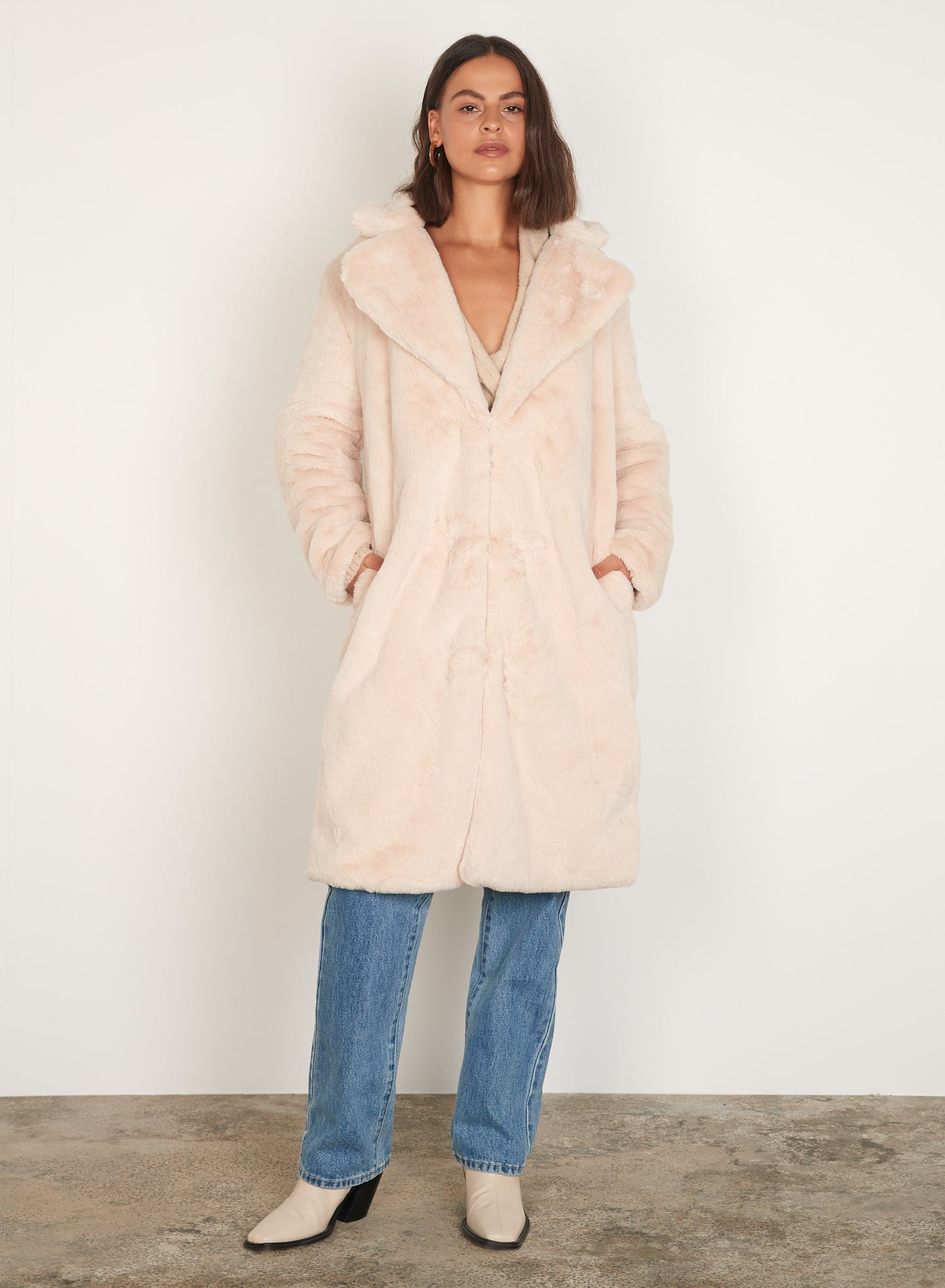 Esmaee Malena Coat | Cream