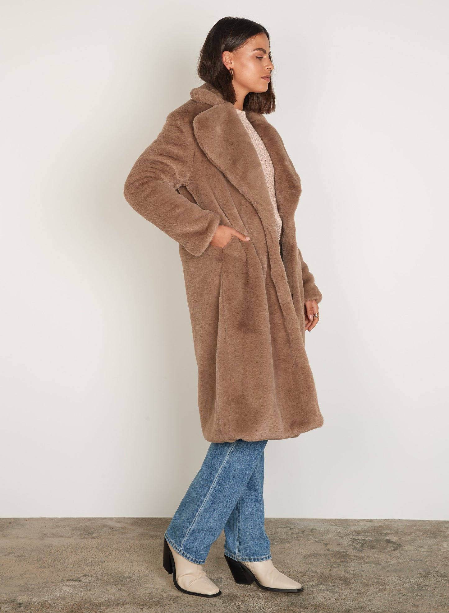 Esmaee Malena Coat | Taupe