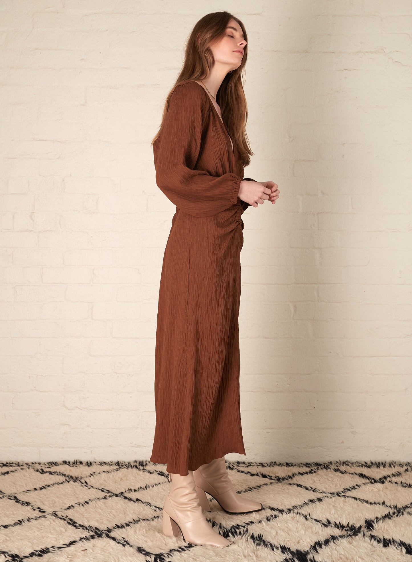 Esmaee Nova Dress | Chocolate
