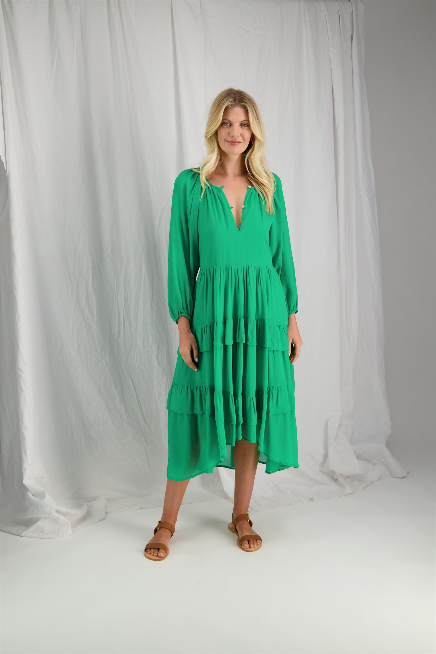 Tuesday Leah Dress | Kelly Green