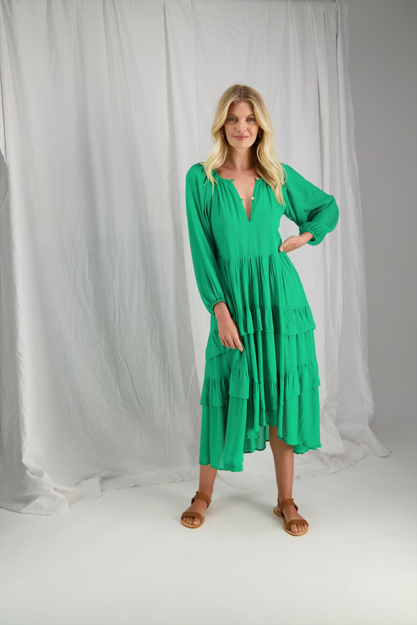 Tuesday Leah Dress | Kelly Green