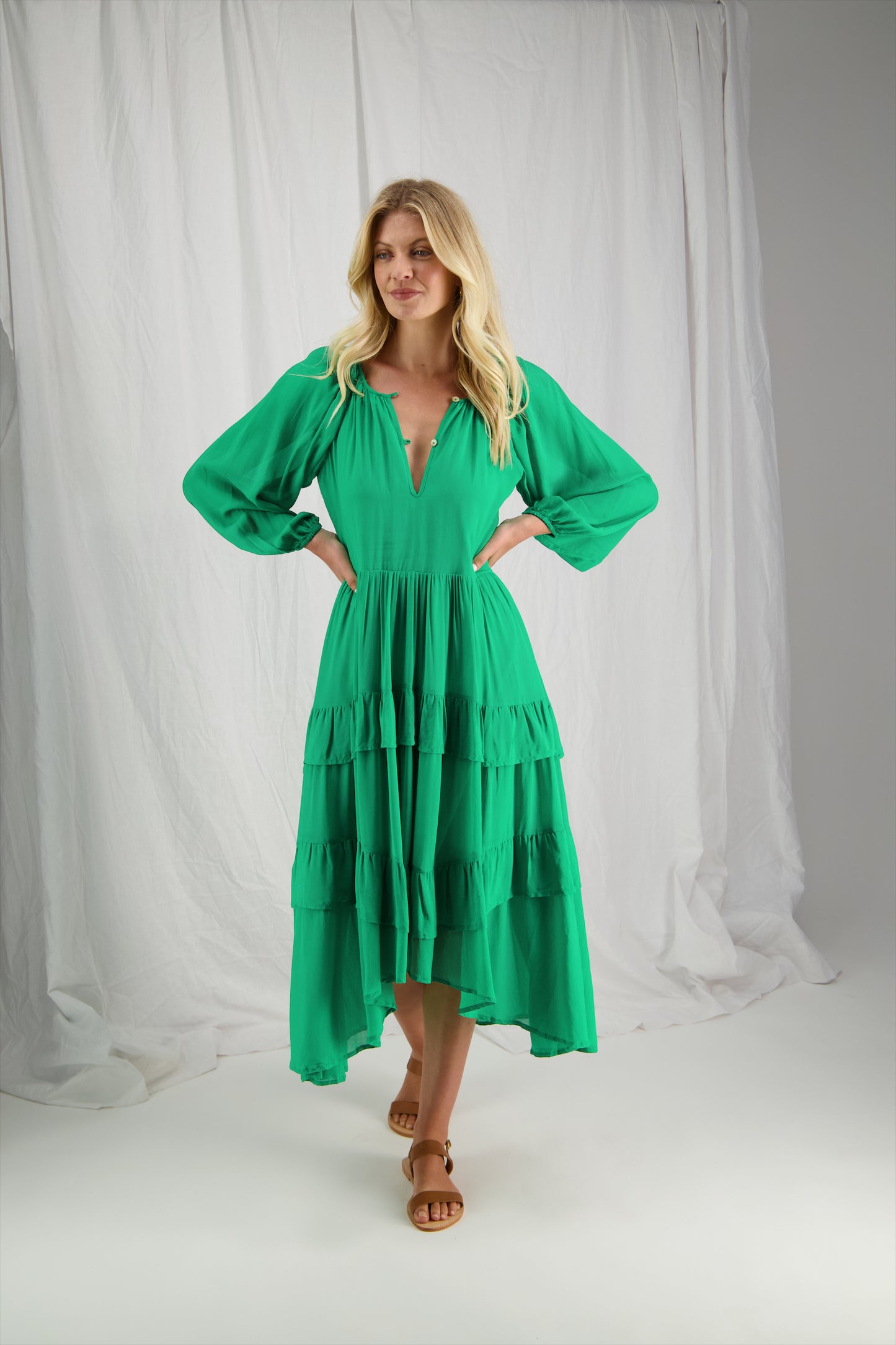 Tuesday Leah Dress | Kelly Green