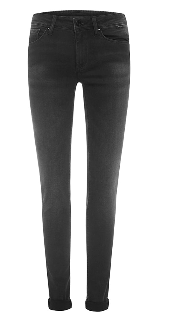 Mavi Leona Boyfriend Jean - Dark Grey Gold