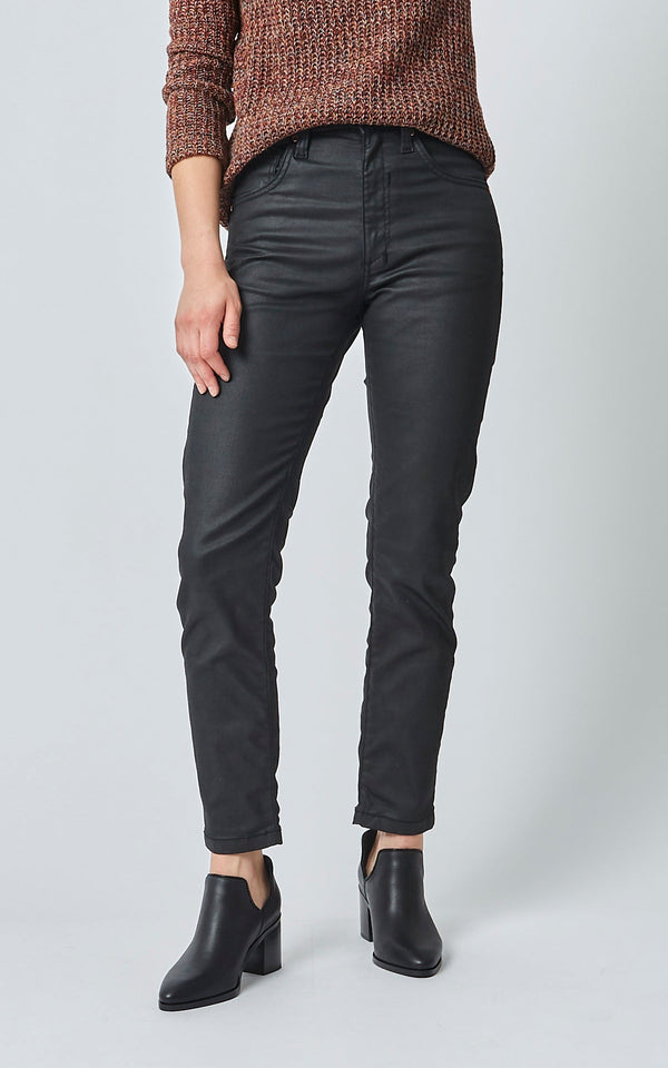 Dricoper Mika Straight Jeans | Coated Black