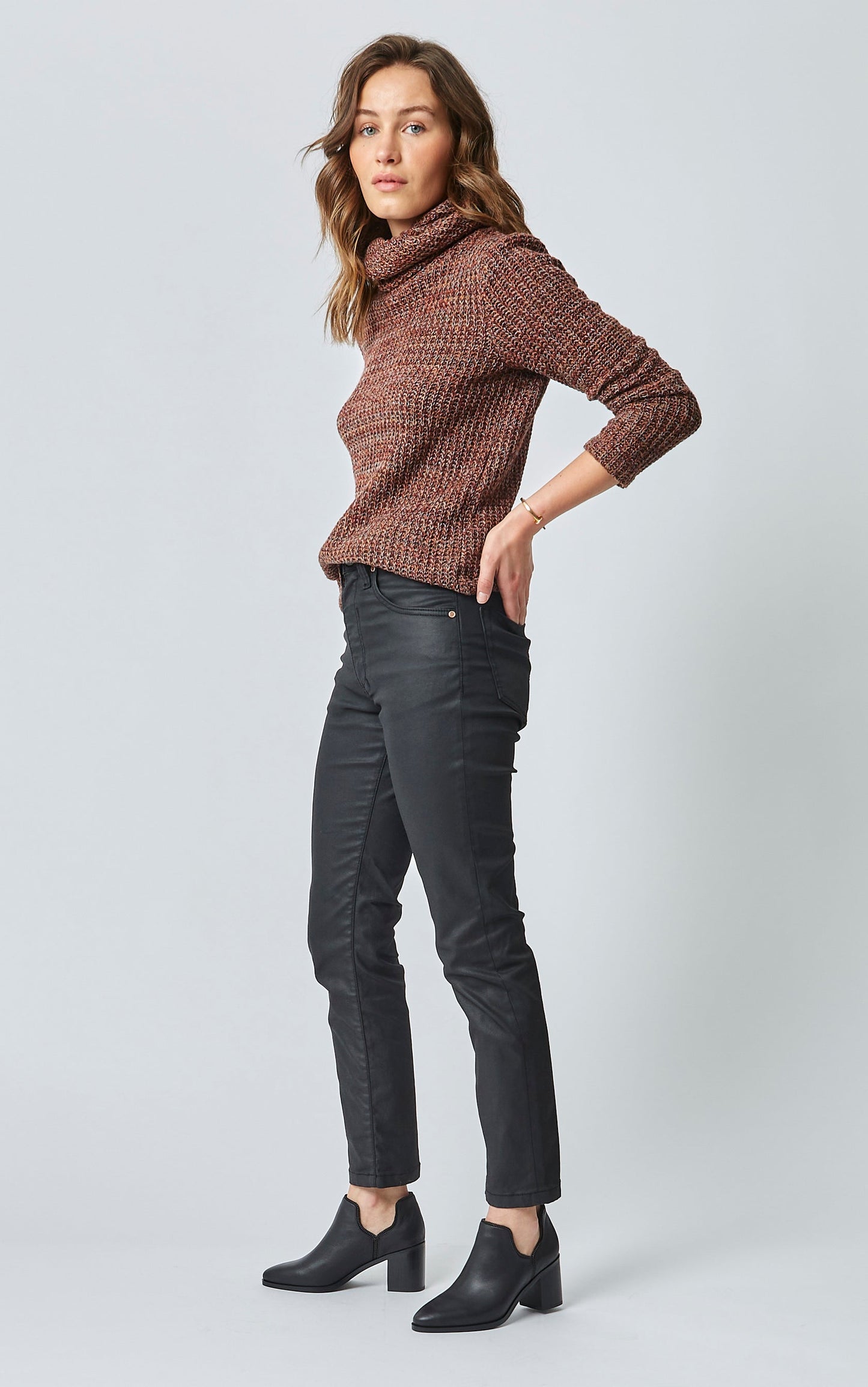 Dricoper Mika Straight Jeans | Coated Black