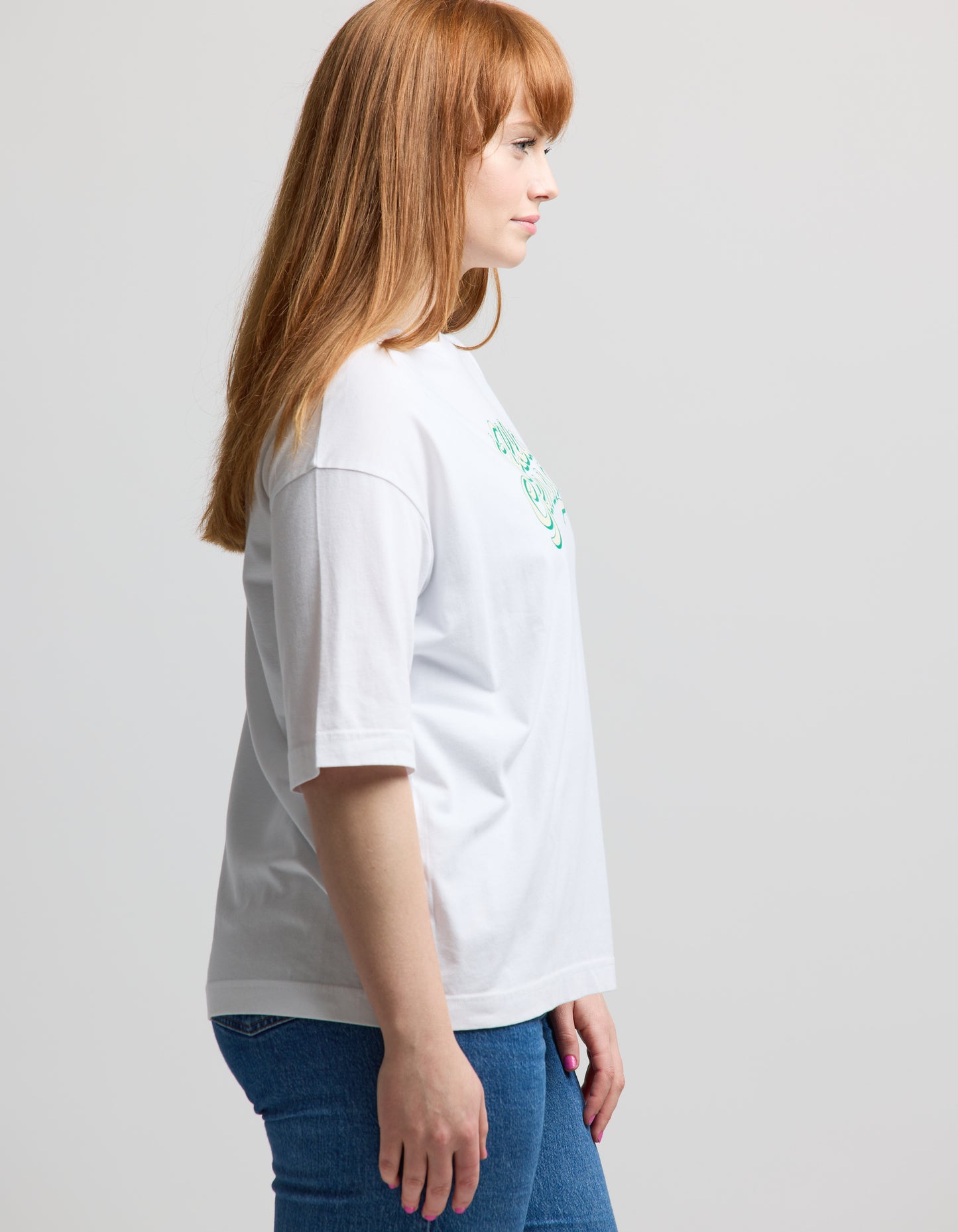 Stella + Gemma Porter Tee | White Vintage Logo