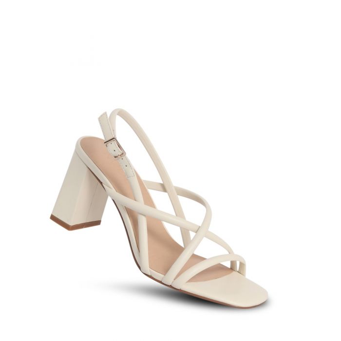 Nude Kylie Heel | Warm White