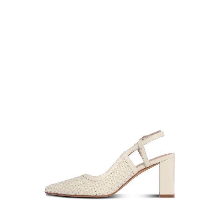 Nude Leona Heel | Warm White