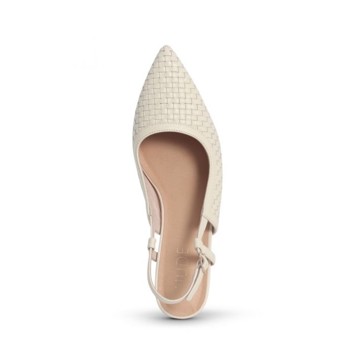 Nude Leona Heel | Warm White