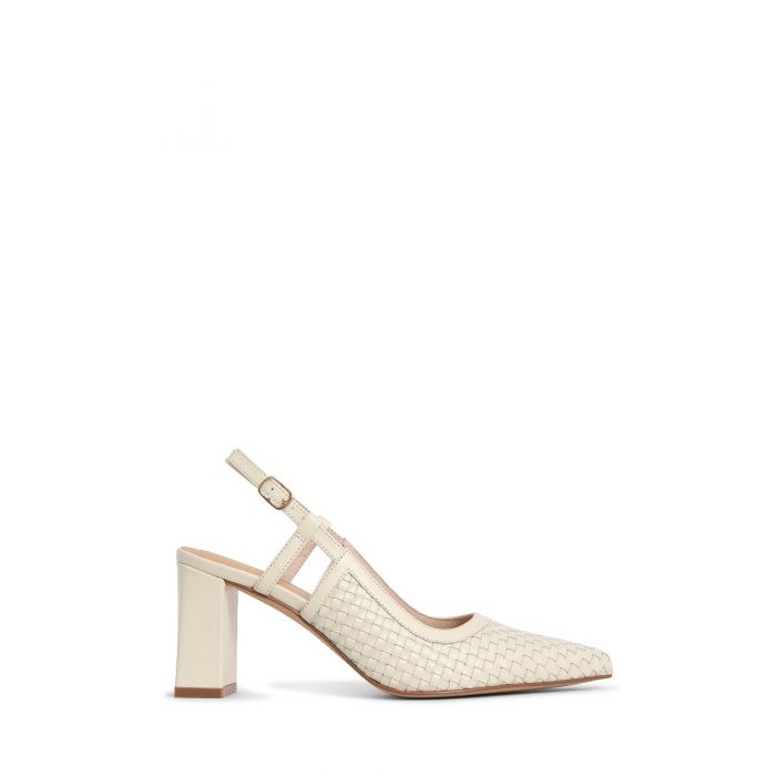 Nude Leona Heel | Warm White
