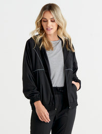 Betty Basics Wonder Windbreaker | Black