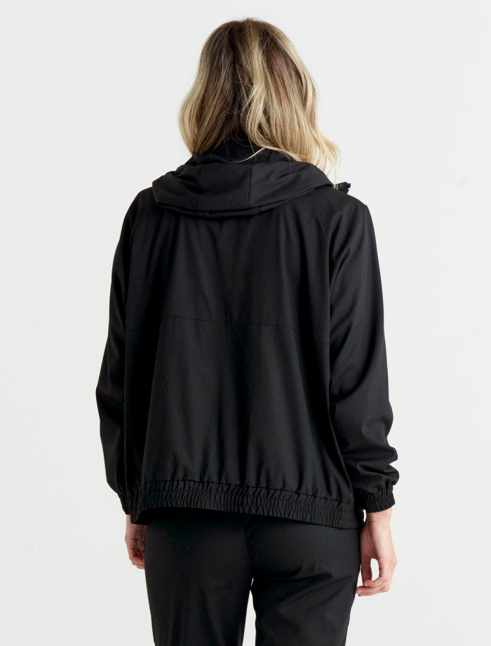 Betty Basics Wonder Windbreaker | Black