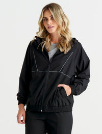 Betty Basics Wonder Windbreaker | Black