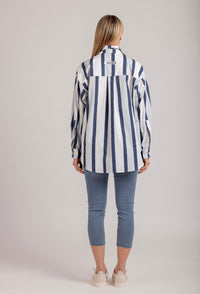 Moss | Maxwell Stripe Shirt