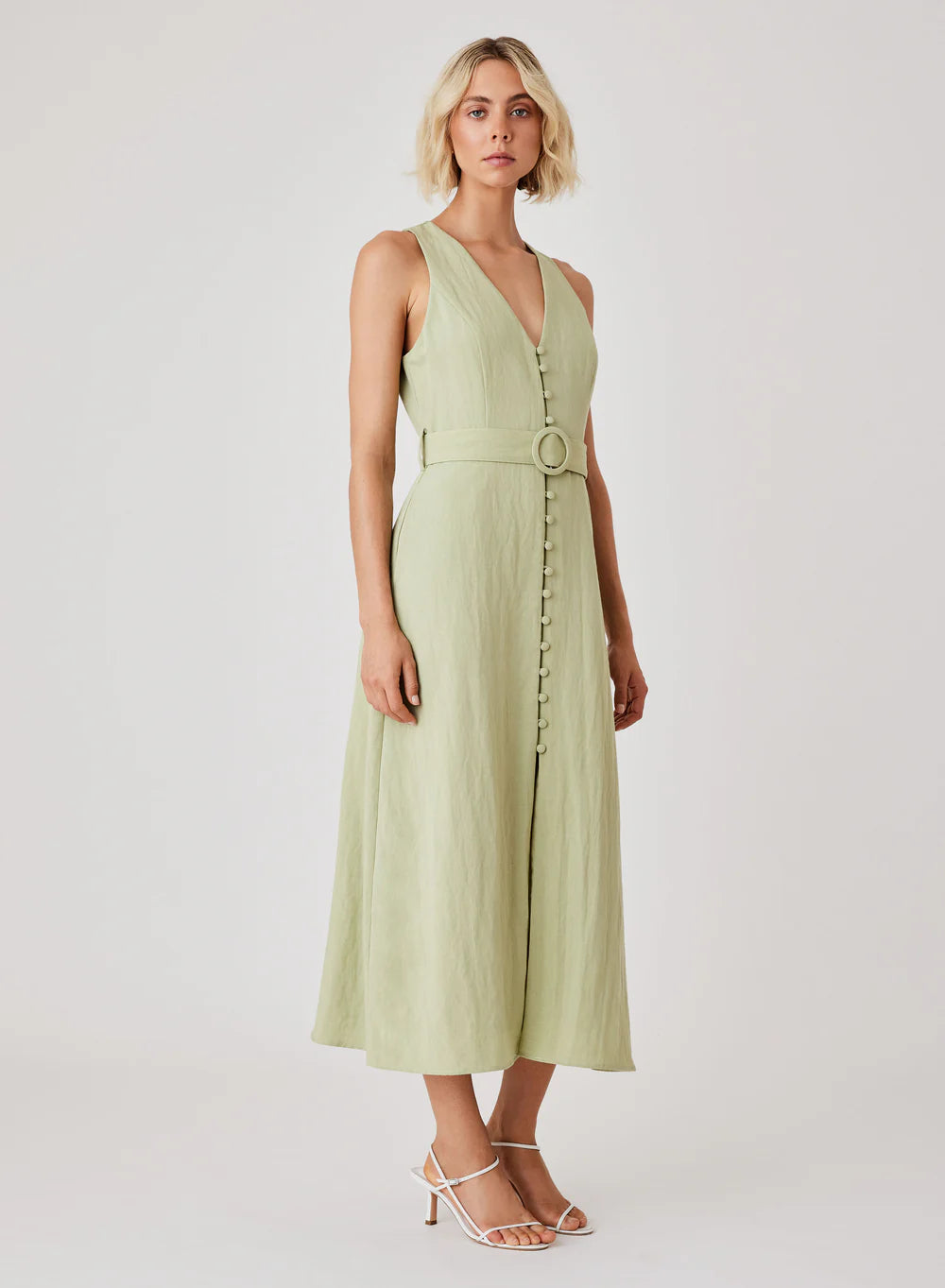 Esmaee Ritual Midi Dress | Fern