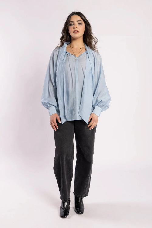 Drama the Label | Hay Blouse Powder Blue