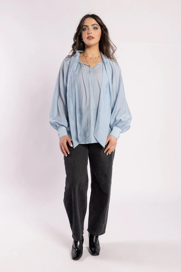 Drama the Label | Hay Blouse Powder Blue
