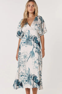 Fate + Becker | Solstice Palms Midi Dress