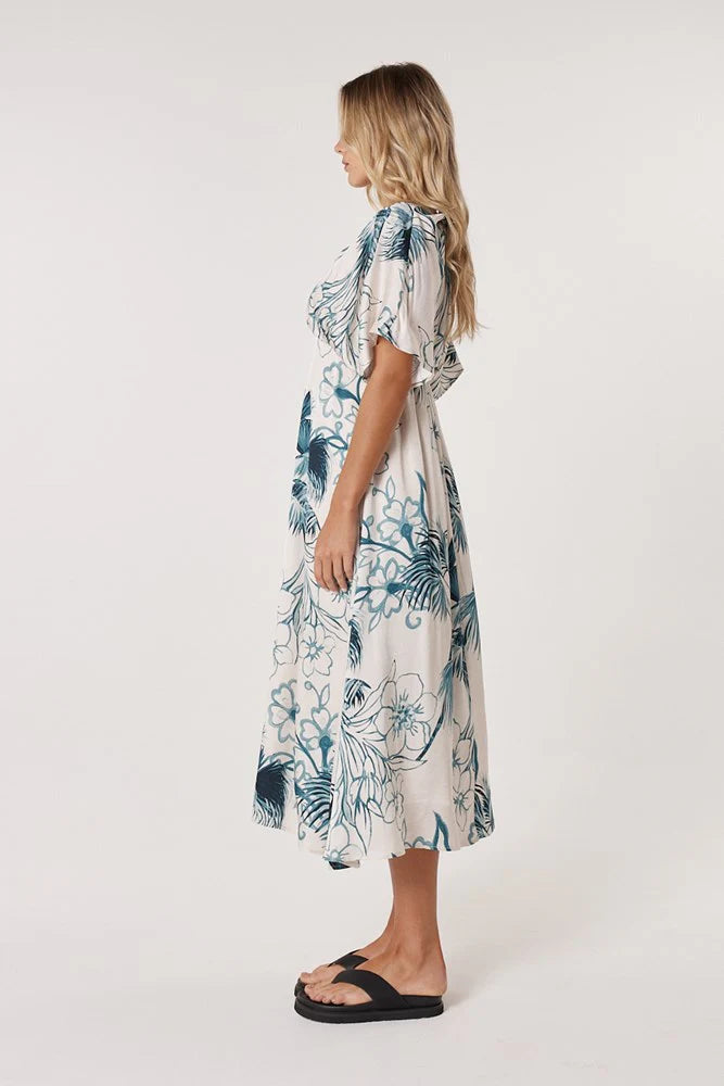 Fate + Becker | Solstice Palms Midi Dress