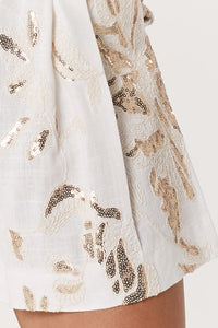 Fate + Becker | Ines Sequin Linen Short
