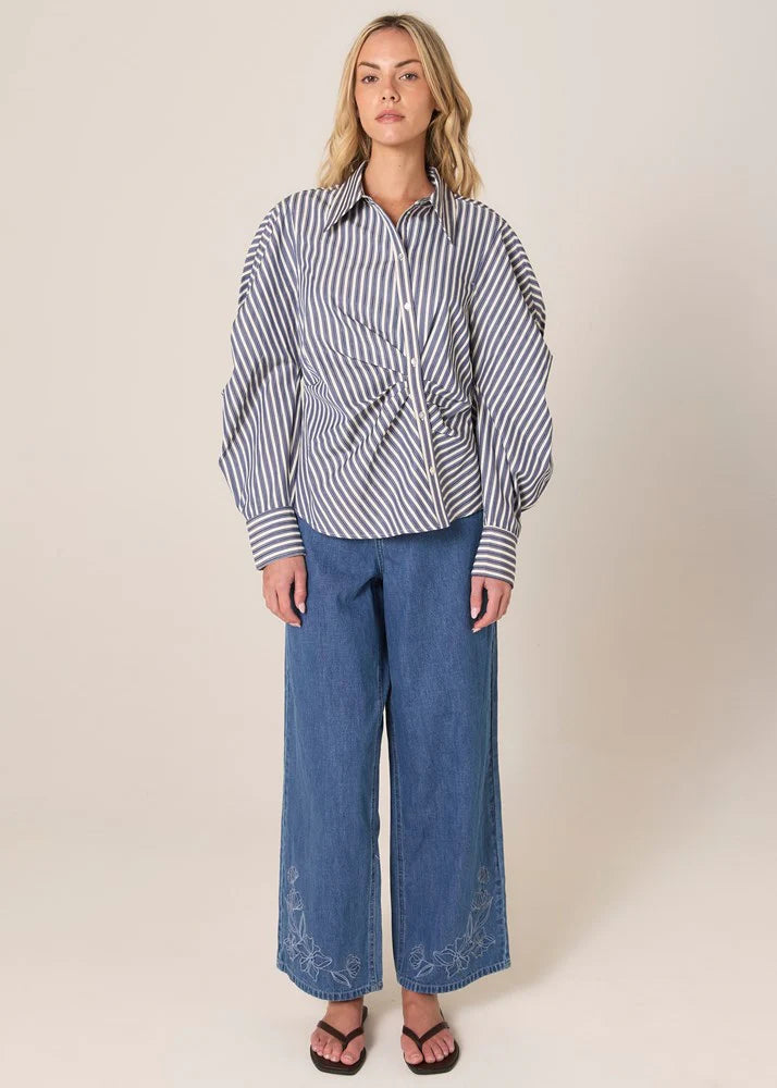 Fate + Becker | Aspen Asymmetrical Opening Shirt