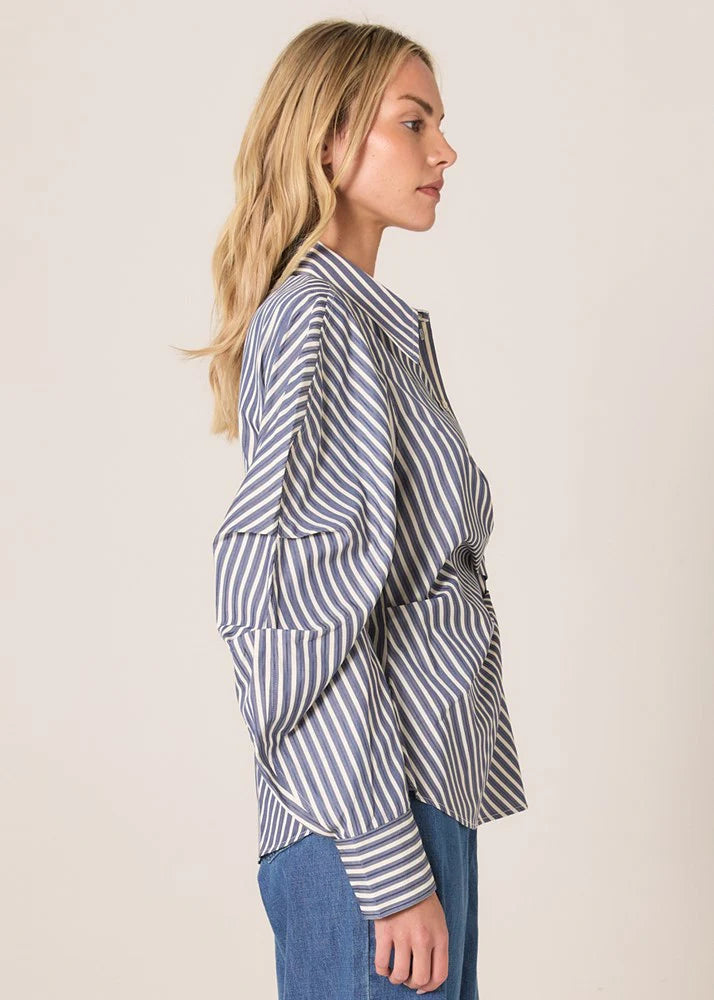 Fate + Becker | Aspen Asymmetrical Opening Shirt