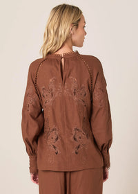 Fate + Becker | Aven Embroidered Blouse