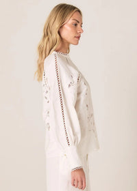 Fate + Becker | Aven Embroidered Blouse
