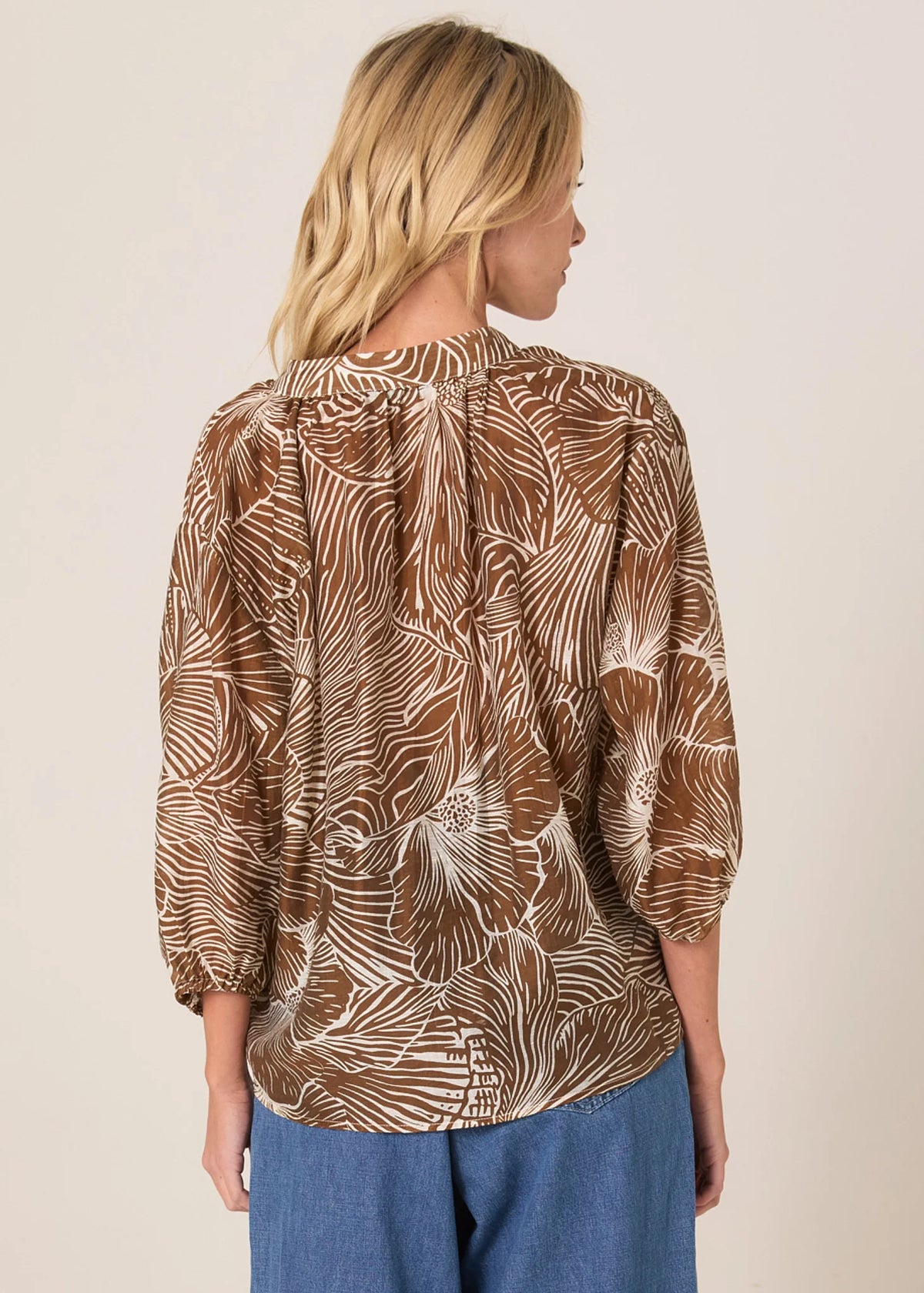 Fate + Becker | Tallulah Split Neck Blouse