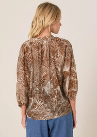 Fate + Becker | Tallulah Split Neck Blouse