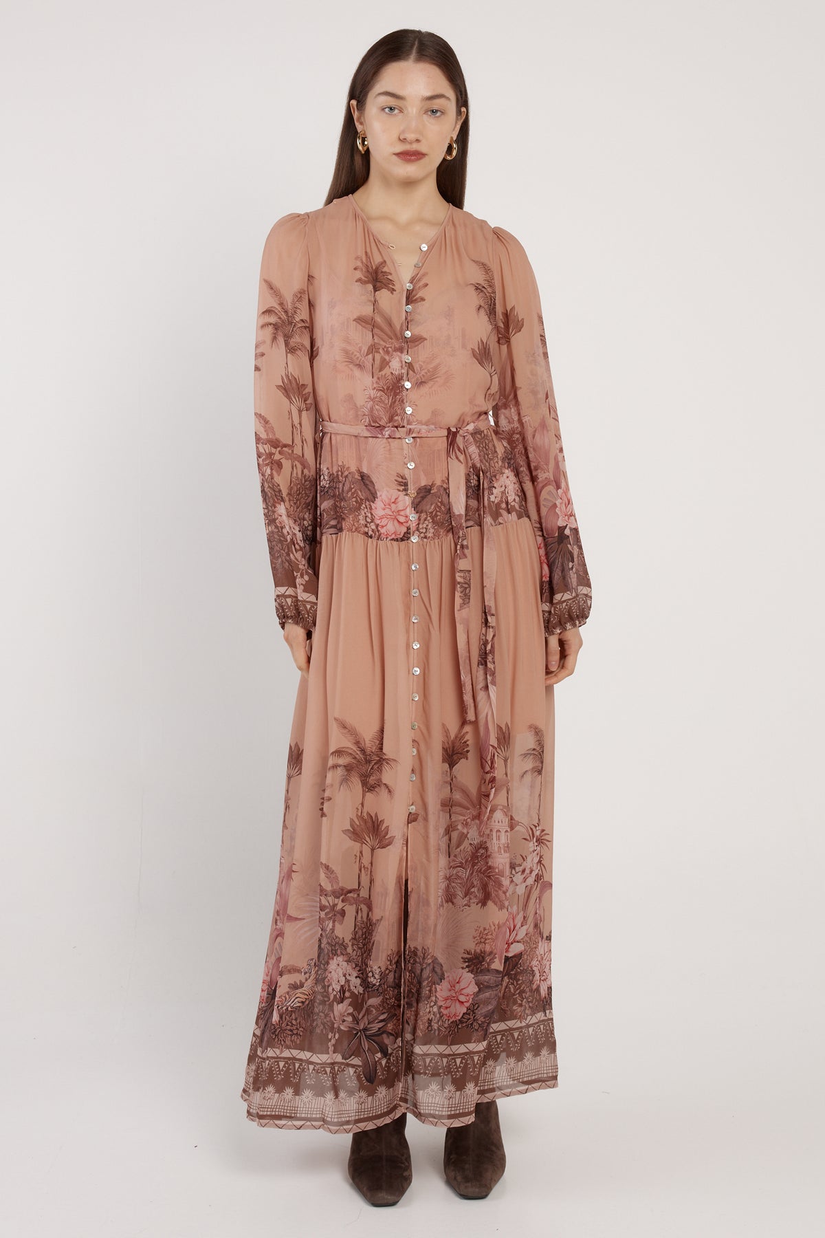 Fate + Becker | Romy Long Sleeve Maxi Dress
