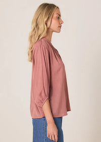 Fate + Becker | Shae Split Neck Blouse