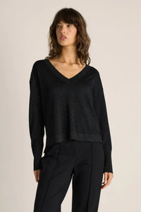 Fate + Becker | Oriane Sparkle V-Neck Knit