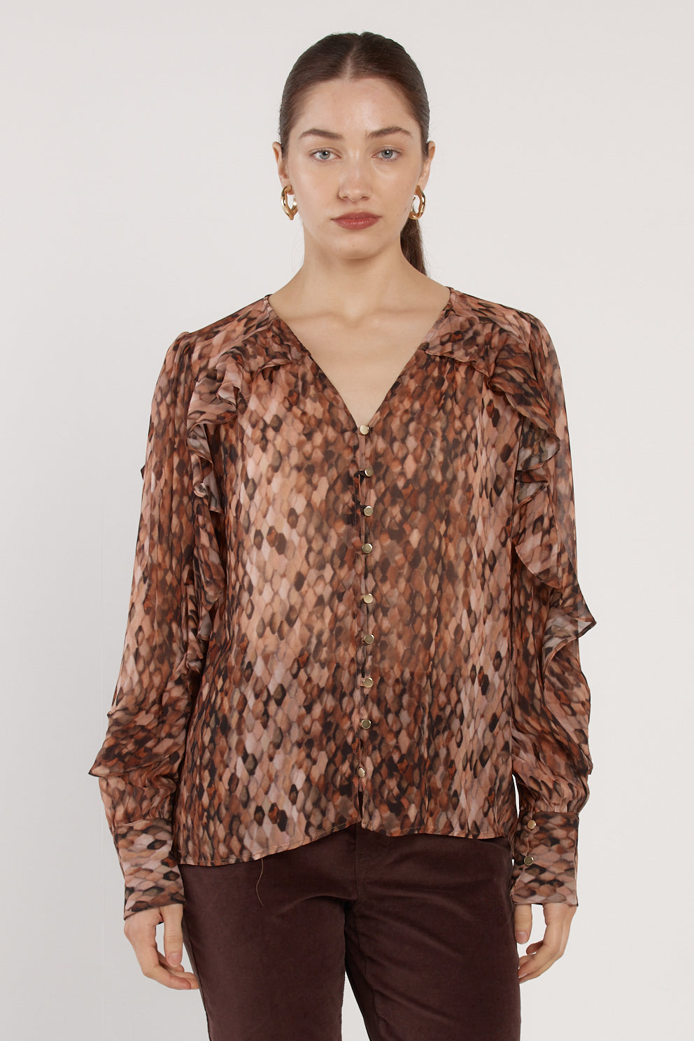 Fate + Becker | Odette Ruffle Blouse