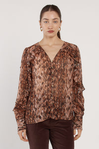 Fate + Becker | Odette Ruffle Blouse