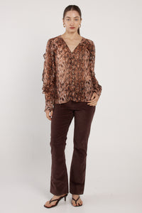 Fate + Becker | Odette Ruffle Blouse