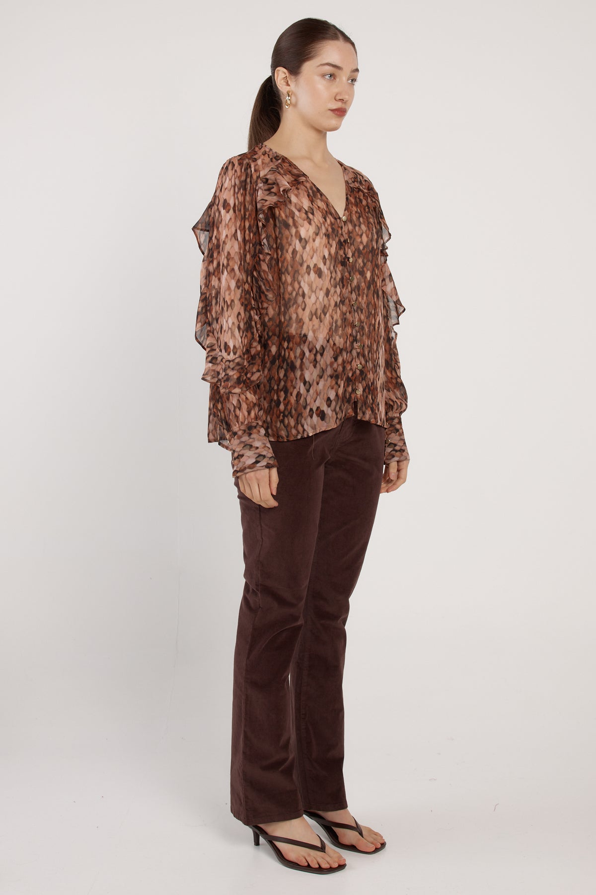 Fate + Becker | Odette Ruffle Blouse