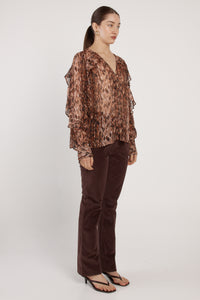 Fate + Becker | Odette Ruffle Blouse