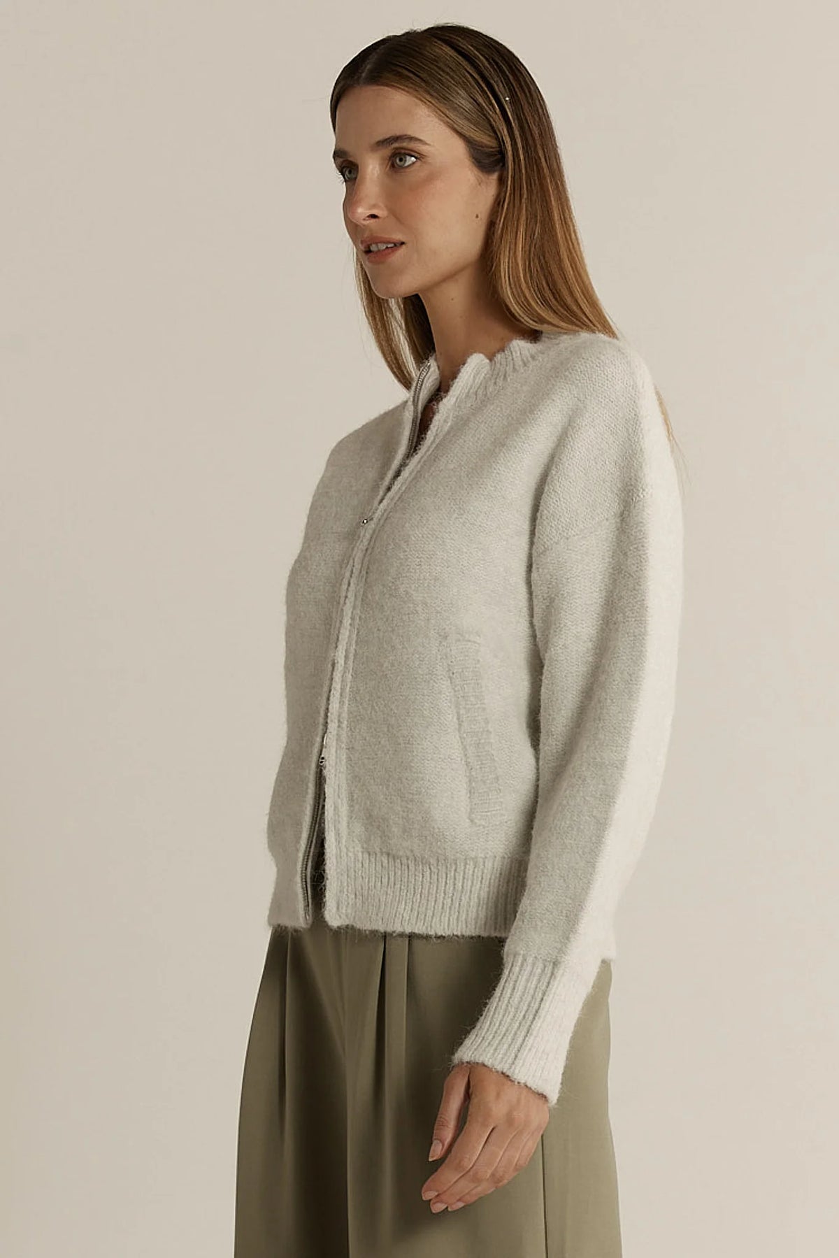 Fate + Becker | Lumi Zip Up Jumper