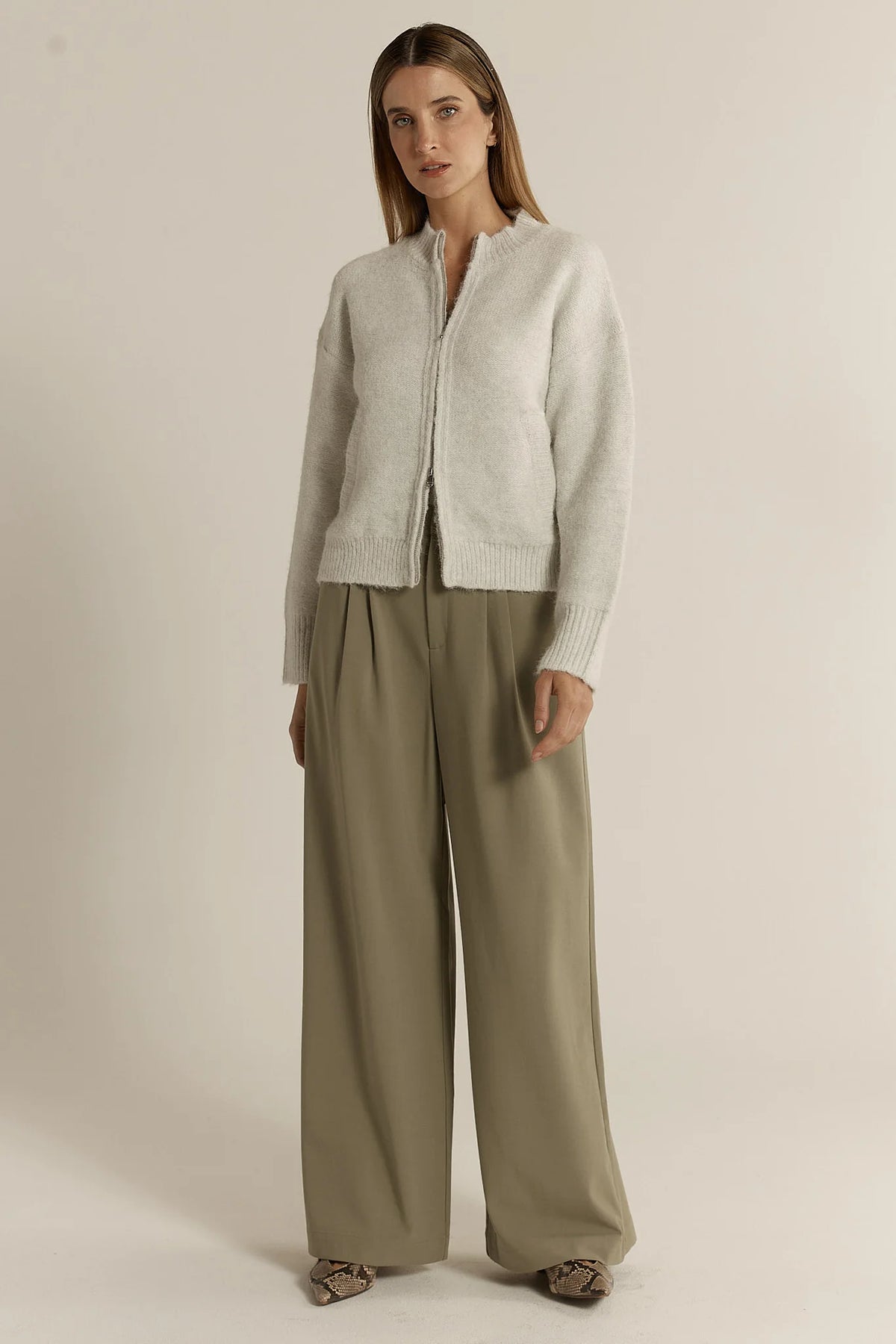 Fate + Becker | Lumi Zip Up Jumper