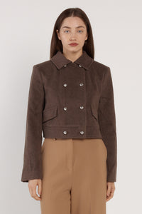 Fate + Becker | Devyn Wool Blend Cropped Jacket