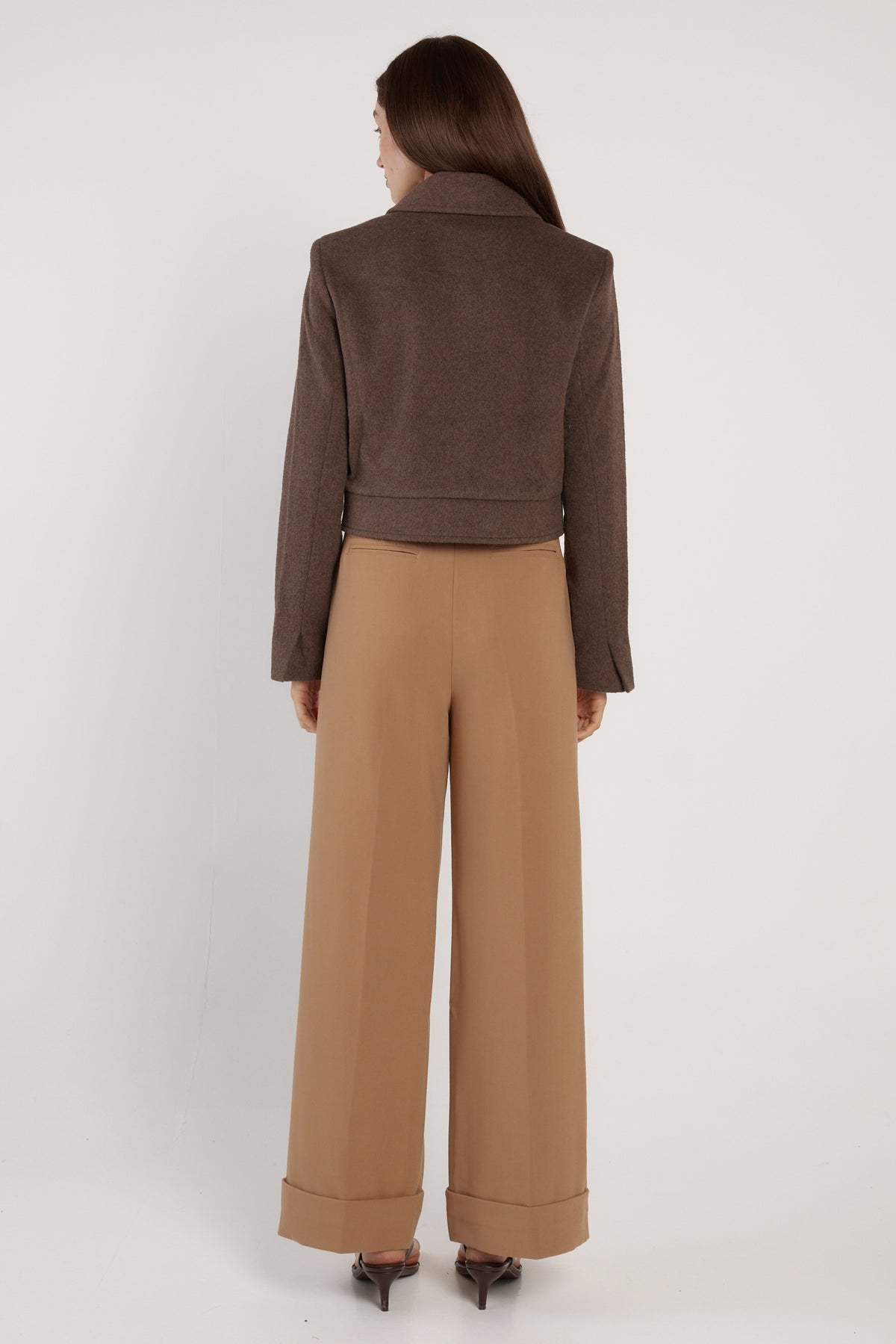 Fate + Becker | Devyn Wool Blend Cropped Jacket