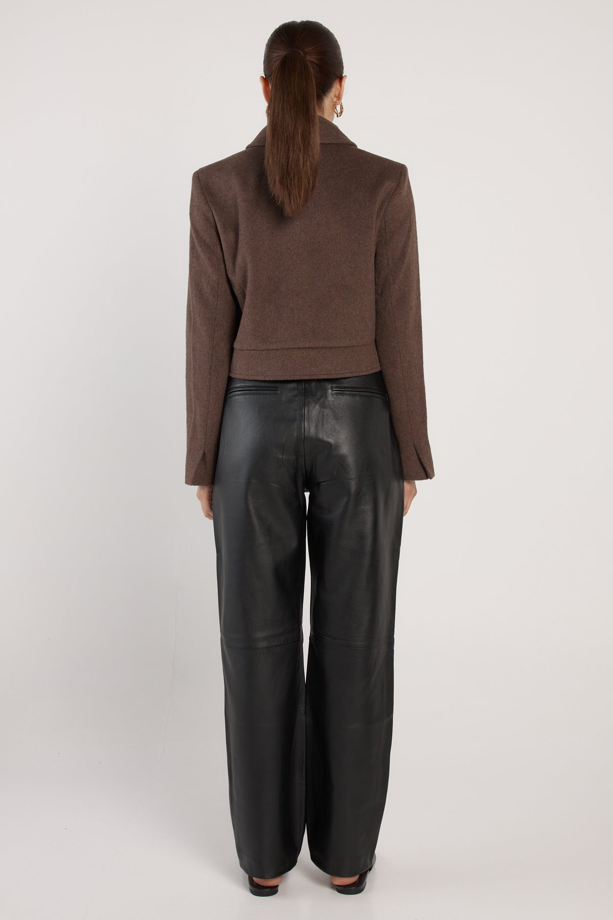 Fate + Becker | Devyn Wool Blend Cropped Jacket
