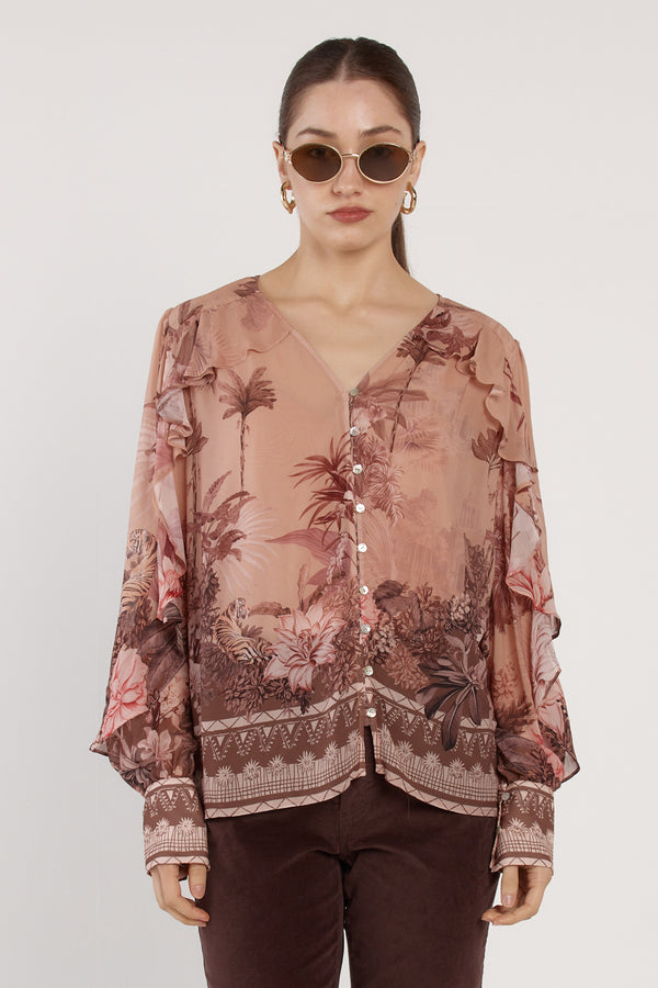 Fate + Becker | Odette Ruffle Blouse