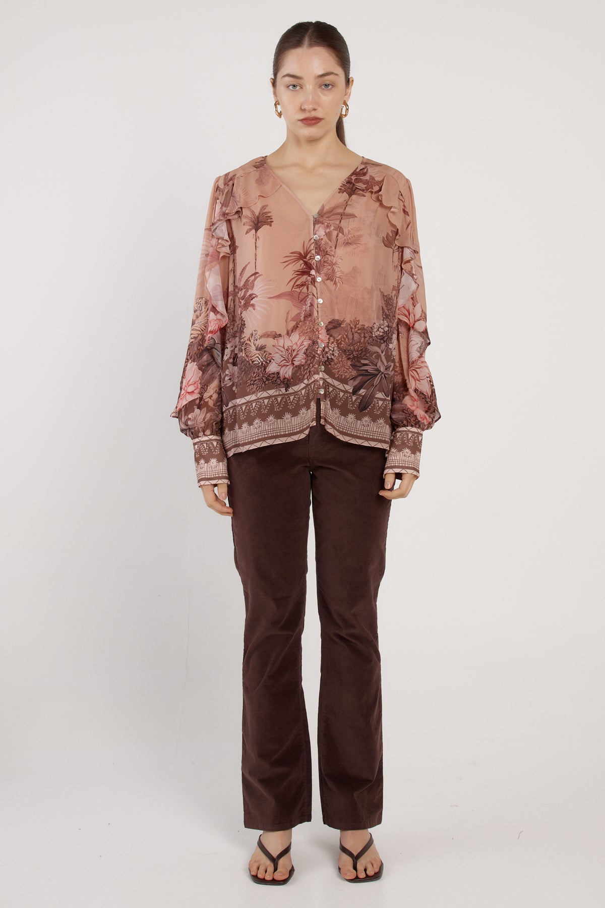 Fate + Becker | Odette Ruffle Blouse