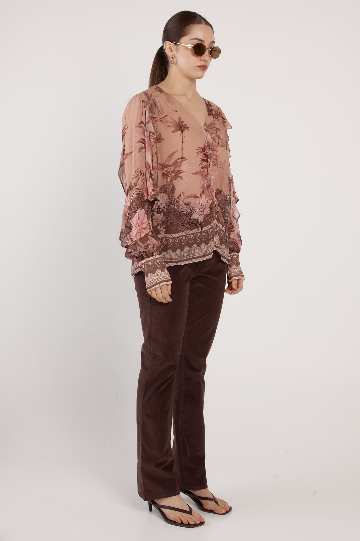 Fate + Becker | Odette Ruffle Blouse