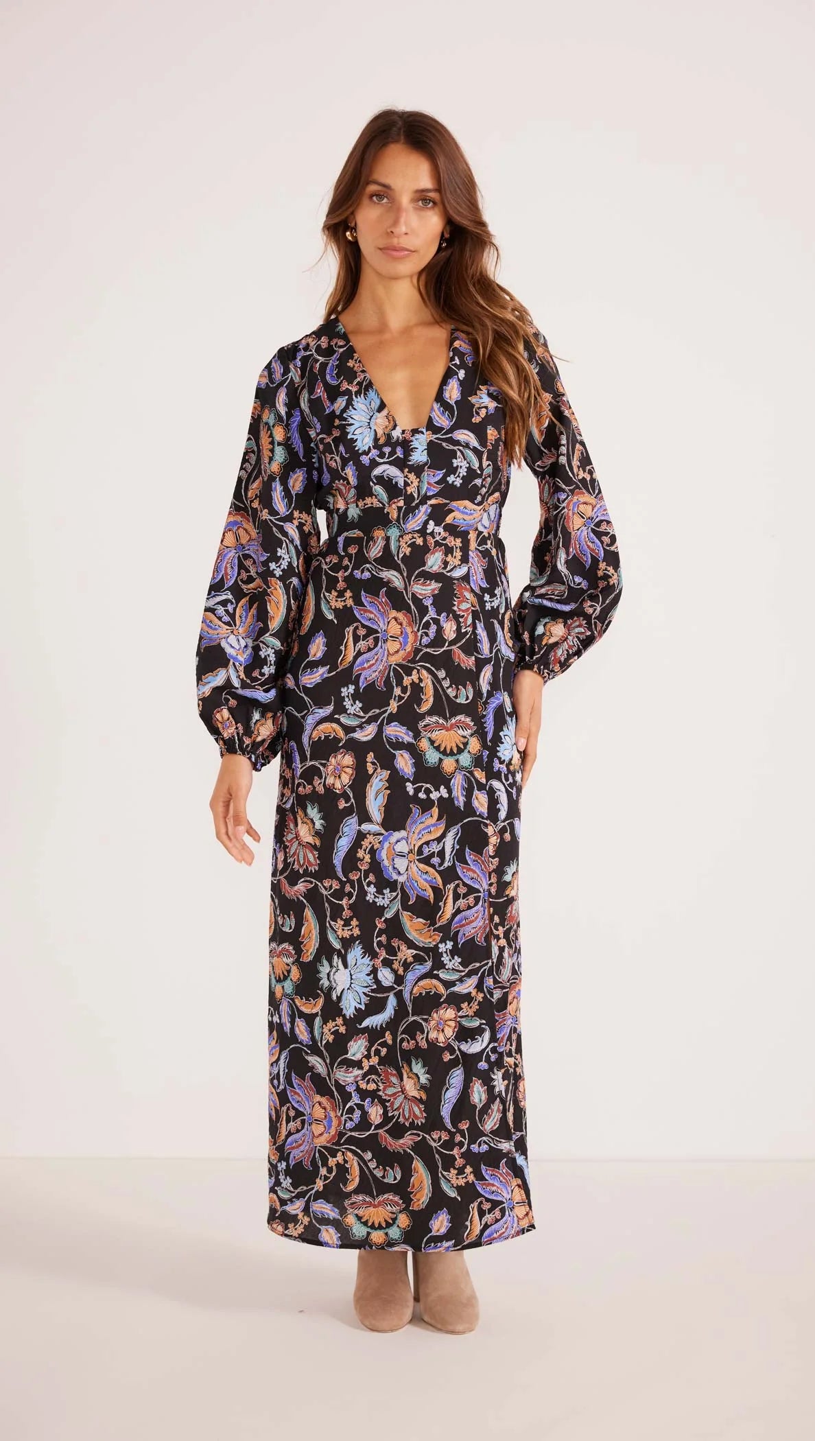 MINKPINK | Celeste Long Sleeve Midi Dress